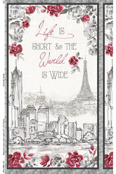 Travel the World Panel by Wilmington Prints (Sold By 1/2 Meter)